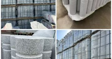 安顺 芝麻白花岗岩挡车柱、隔离柱多少钱