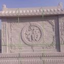 安顺 芝麻白花岗岩屏风，照壁，影壁