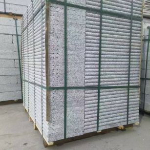 安顺 芙蓉白3公分厚磨圆边、拉槽，楼梯踏步