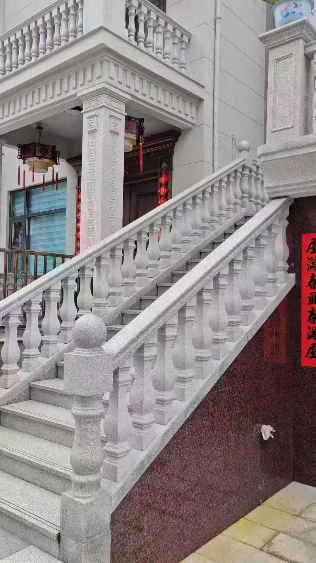 安顺 天然石材 阳台庭院护栏、栏杆