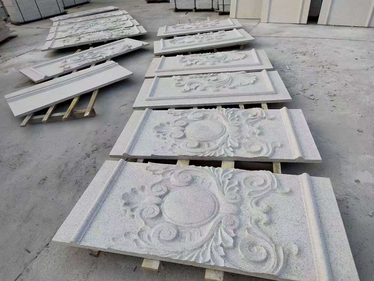 安顺 芝麻白干挂雕花板