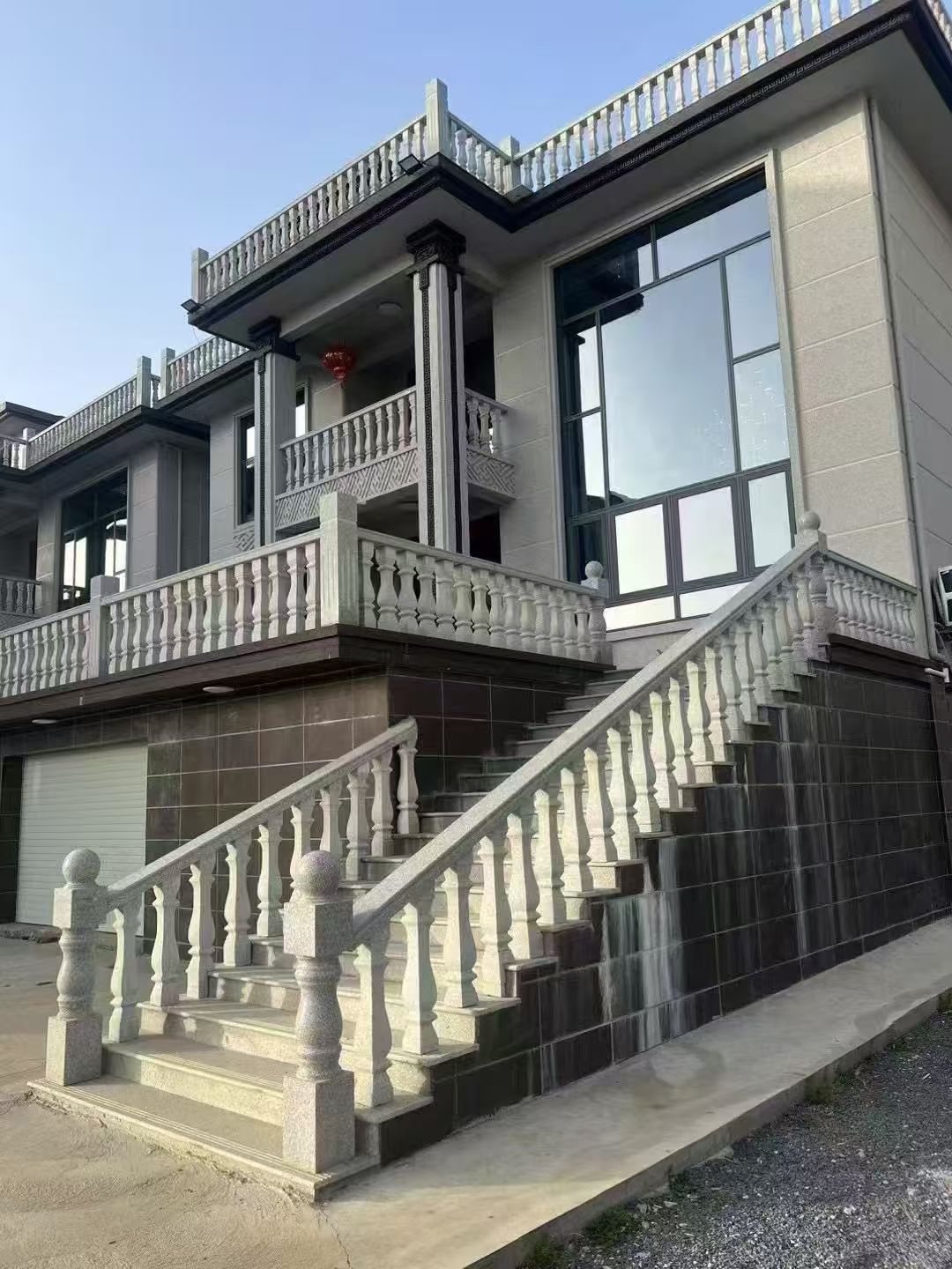 安顺 芝麻白别墅阳台栏杆，楼梯栏杆