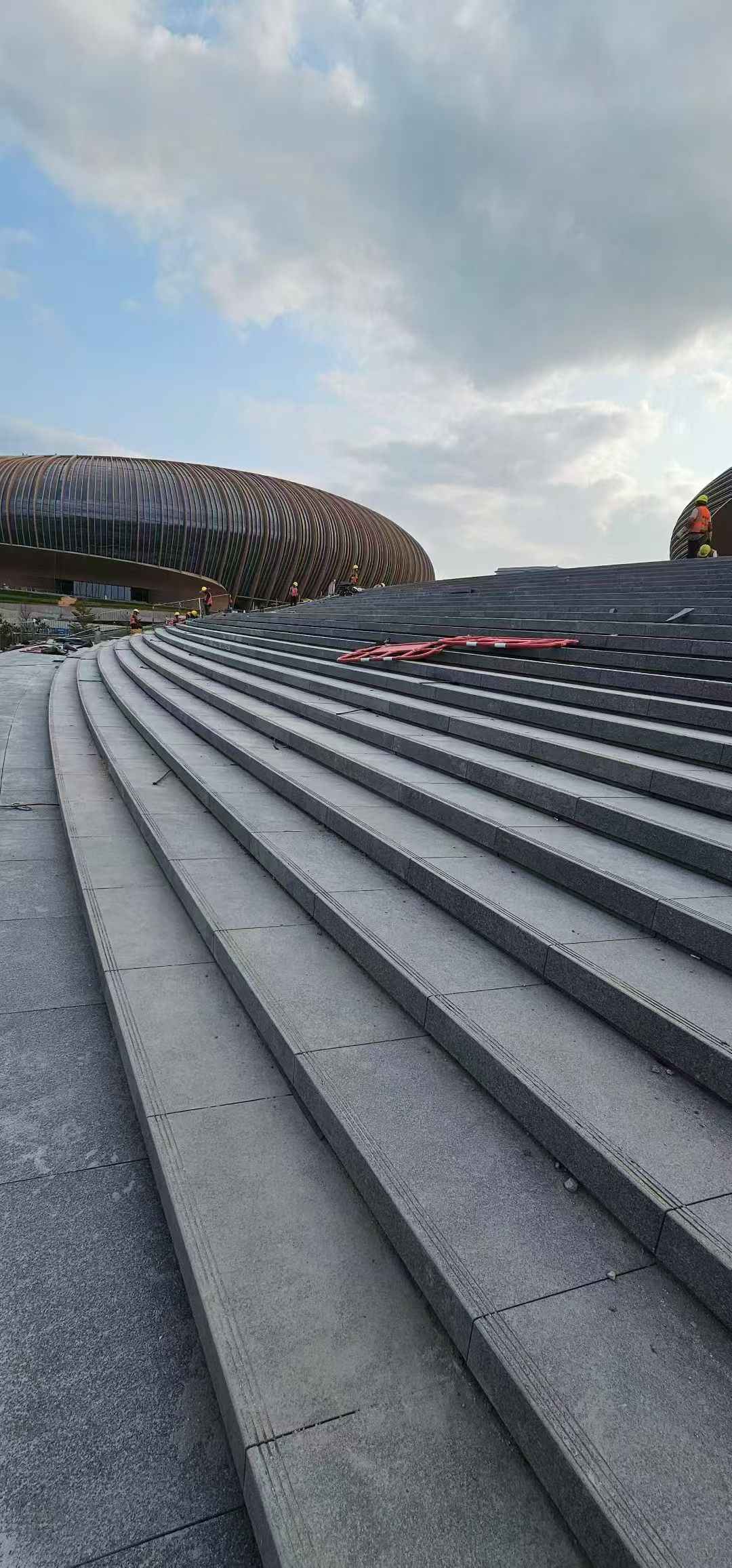 安顺 弧形整石台阶铺装效果图